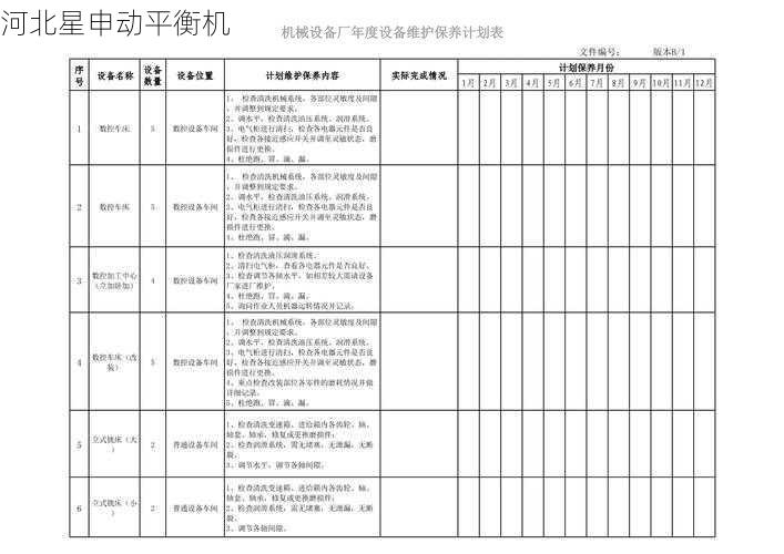 叶轮平衡机年度维护清单：预防性保养的6大关键节点