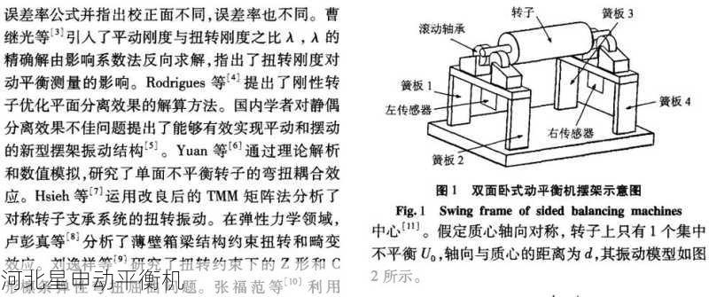 如何通过平衡机进行旋转部件的不平衡力矩调整