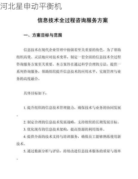 平衡机咨询服务：技术咨询与解决方案设计