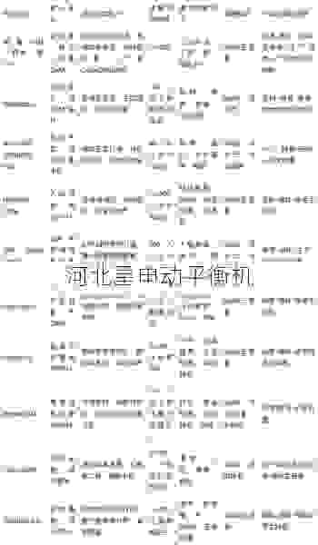 探索叶轮平衡机行业领军企业：知名公司深度盘点与选择指南